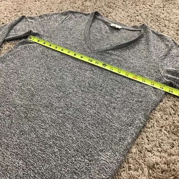 Lucky Brand Unisex Light Summer Sweater Grey Size Small Long Sleeve - Picture 3 of 10
